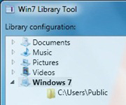 Win7 Library Tool : ตัวช่วยสำหรับจัดการไลบรารี